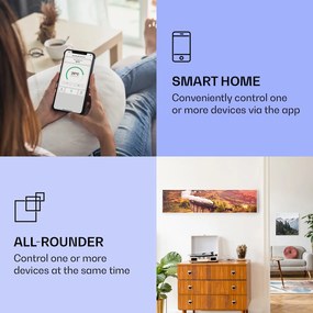 Klarstein Wonderwall Air Art Smart, încălzitor cu infraroșu, vârtej, 120 x 30 cm, 350 W