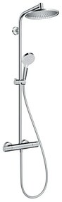 Coloana de dus cu baterie termostata, culoare crom, Hansgrohe Crometta S240