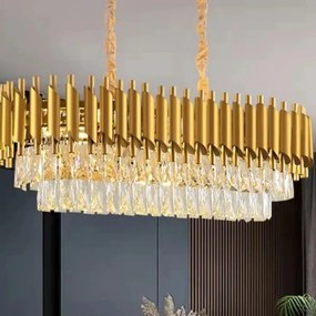 Candelabru Cristal, Elit'S, Gold, EsnS89001-800-300,80cm