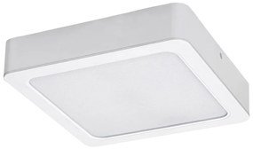 Plafoniera LED design modern Shaun alb 22x22cm