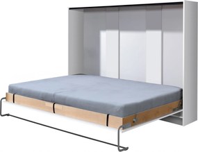 Pat rabatabil Basic orizontal 90x200 - alb lucios