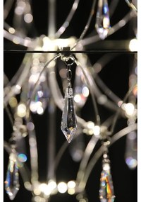 Lustră argintie LED ø 60 cm Efesos – Markslöjd