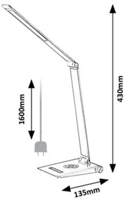Rabalux 2029 - Lampă de birou LED dimabilă NILFGARD LED/13W/230V 2800-5000K