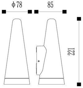 Aplică de exterior Lucide 27803/01/29 WIZARD 1xGU10/35W/230V IP54 negru