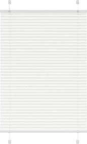 vidaXL Jaluzea plisată alb 90x150 cm Lățime țesătură 89,4cm poliester