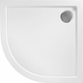 Cabina dus REA Look Chrome 80x80 + Cada de duș Look White
