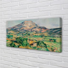 Tablouri canvas Art luncă în vederea partea de sus