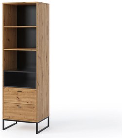 Raft Oliver R60 (Stejar artisan + Negru mat). 1051798
