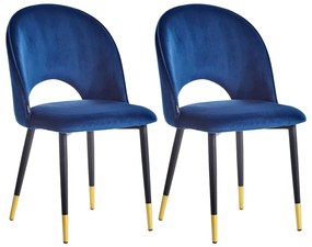 Set 2 buc. scaune pentru sufragerie MAGI (stofă) (albastru). Promo -39%. 1018795