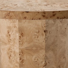 Masa rotunda LUX, Furnir Burl Mappa, Kingsgrove 150cm