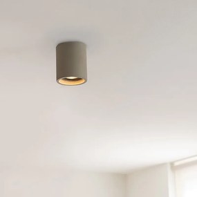 Spot de tavan din beton rustic rotund - Deep