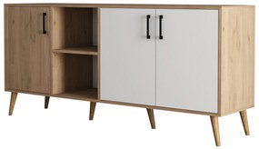 Dulap Essex (Stejar + Alb). 1073268