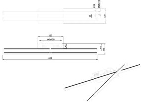 Lustră LED dimabilă aplicată SMARAGD 2xLED/8W/230V 3000-6000K Trio
