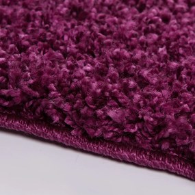 Covor Shaggy frumos violet Lăţime: 140 cm | Lungime: 190 cm