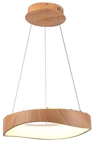 Lustră LED pe cablu LED/18W/230V 3000K ø 40 cm maro