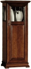 Comodă lemn masiv nuc Ravino I, 57,8 × 47,5 × 147,2 cm