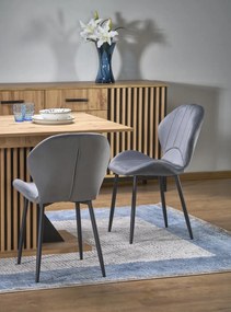 Masa extensibila Fabiano stejar wotan/negru L130-175 cm