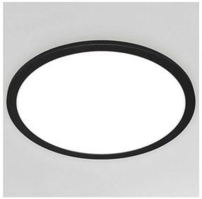 Plafonieră LED dimabilă Briloner 7168-015 PIATTO LED/22W/230V negru + telecomandă