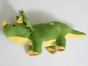 DINOZAUR de plus cu paturica cocolino in interior, verde