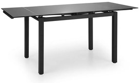 Set de sufragerie Jasper 4+1, gri/negru