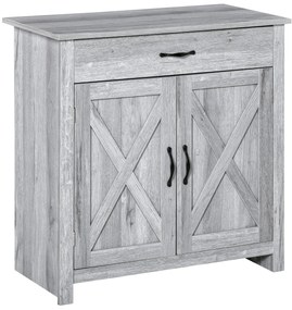 HOMCOM Bufet de Bucatarie Stil Country, Mobilier Multifunctional | Aosom Romania