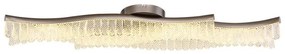 Lustra aplicata, Metal Grafit Mat, Cristale Acrilice, JULIET 67348D GL