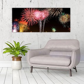 Tablou cu artificii (120x50 cm), în 40 de alte dimensiuni noi