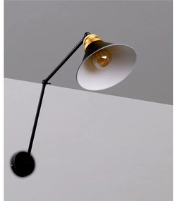 Aplică de perete neagră din metal Fundo – Candellux Lighting