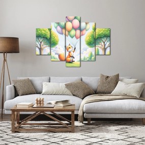 Tablou – Vulpe fericită (150x105 cm)