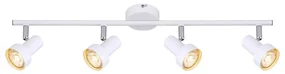 Lustra cu 4 spoturi design industrial Konrad alb 5357 RX