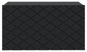Set de noptiere suspendate Scalia 50 1S 2 buc. - negru mat