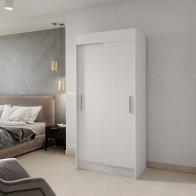 Dulap cu usi glisante 100x216 cm, Karien, ADRK Furniture (Culoare: Sonoma)