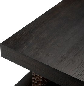 Masuta de cafea design LUX Bravon, Ebony oak veneer