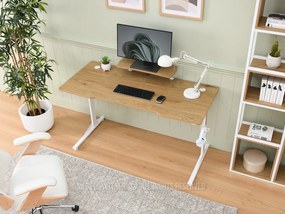 Masă PC Matts 140 (stejar + alb). 1109790