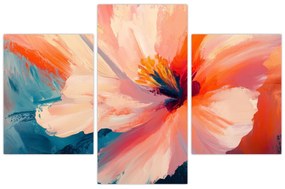 Tablou - Floare pictată (90x60 cm)