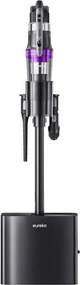 Aspirator vertical 2in1 Eureka NEC490, 350 W, Afisaj LED si lumina, Single Cyclone, 60 min, Statie de golire automata si incarcare, Negru
