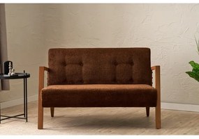 Canapea TUMI, 2 locuri, maro