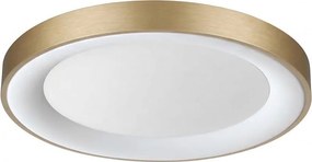 Ideal Lux - Plafonieră LED PLANET, 25W, 230V, CRI 90, Ø 50 cm, alamă