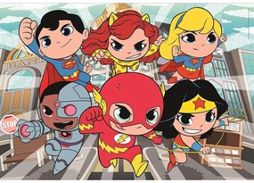 Liga Dreptății Tiny Puzzle maxi DC Super Hero 104 de piese Clementoni