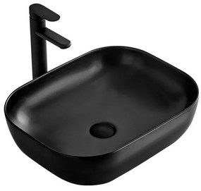 Lavoar Belinda ceramica sanitara negru mat - 46 cm