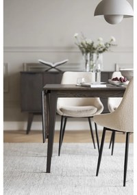 Masă de dining extensibilă din lemn masiv de stejar 120x80 cm Filippa - Rowico