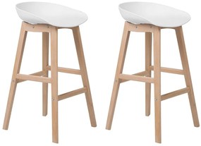 Set scaune tip bar 2buc. Mitri (alb). 1010007