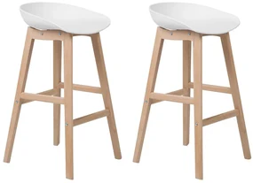Set scaune tip bar 2buc. Mitri (alb). 1010007