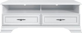 Comoda TV IDENTO, alb, PAL/MDF, 124x54x47 cm
