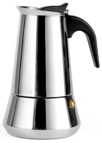 Espressor moka argintiu din oțel inoxidabil 400 ml Trevi – Leopold Vienna