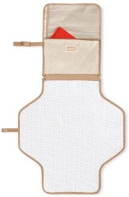 Geantă și covoraș de înfășat de voiaj 2 în 1 Skip Hop PRONTO bej