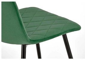 Scaun de bucătărie Sadie, verde închis