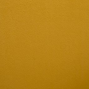 Fotoliu de design, ţesătură Velvet galbenă/gold crom auriu, EZIO