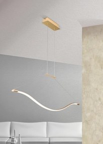 Lustra LED suspendata design modern Donna aurie