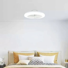 Ventilator LED dimabil de tavan Aigostar LED/40W/230V 2700-6500K alb + telecomandă